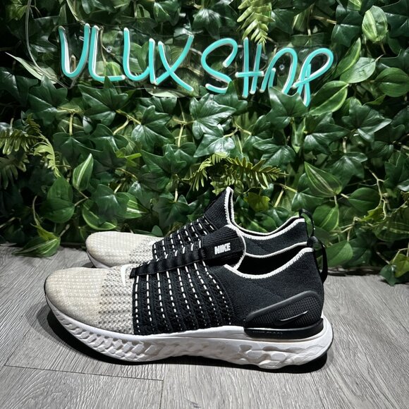 Nike React Phantom Run Slip On Shoes CJ0277-001 Men’s Size 13 Sneakers Beige - Picture 4 of 10